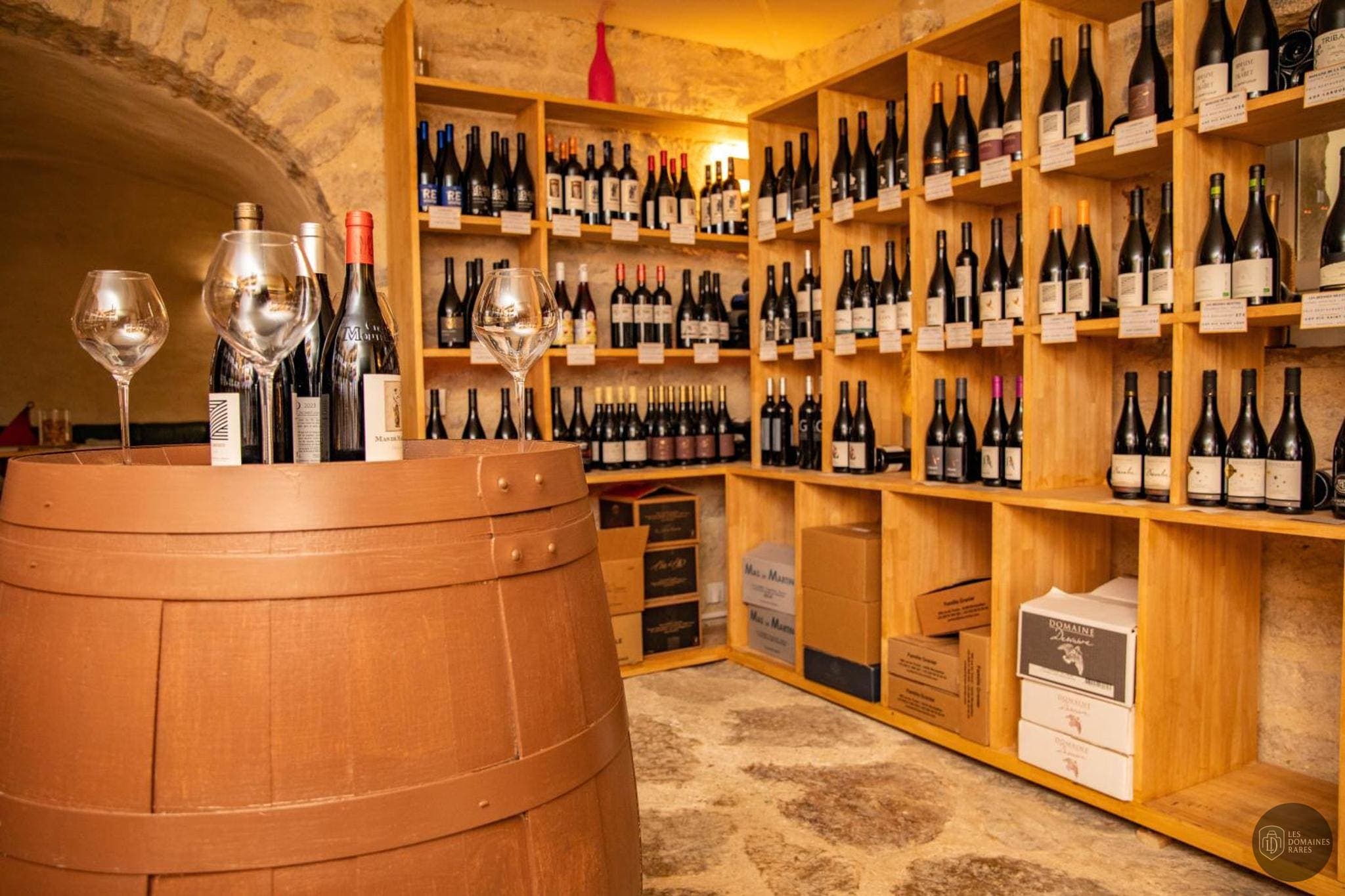 Vue extérieure du domaine Mas de Baumes en Occitanie