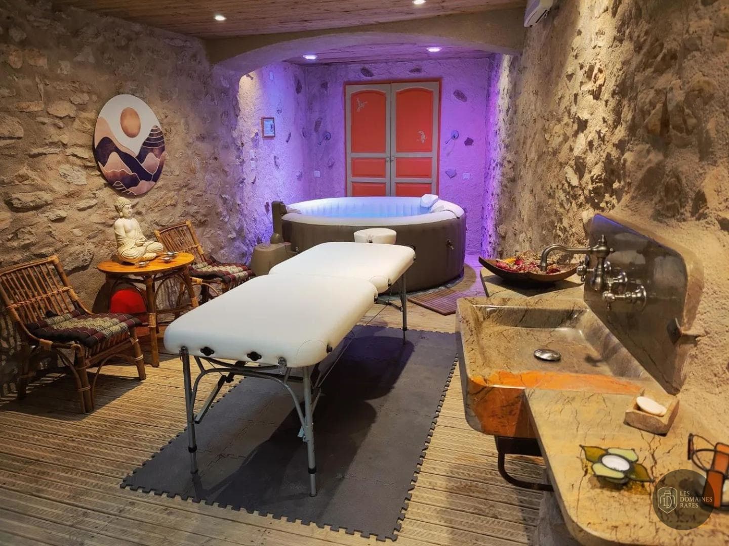 Chambre du domaine Mas de Causse à Brissac en Occitanie