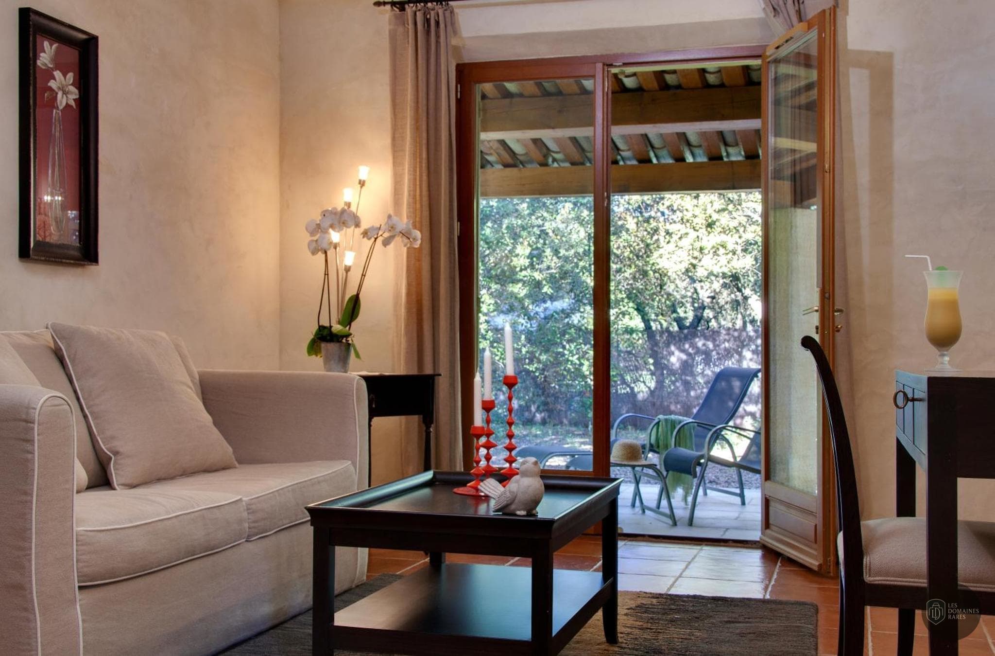 Espace intérieur de l'hôtel Mas de Fauchon en Provence-Alpes-Côte d'Azur