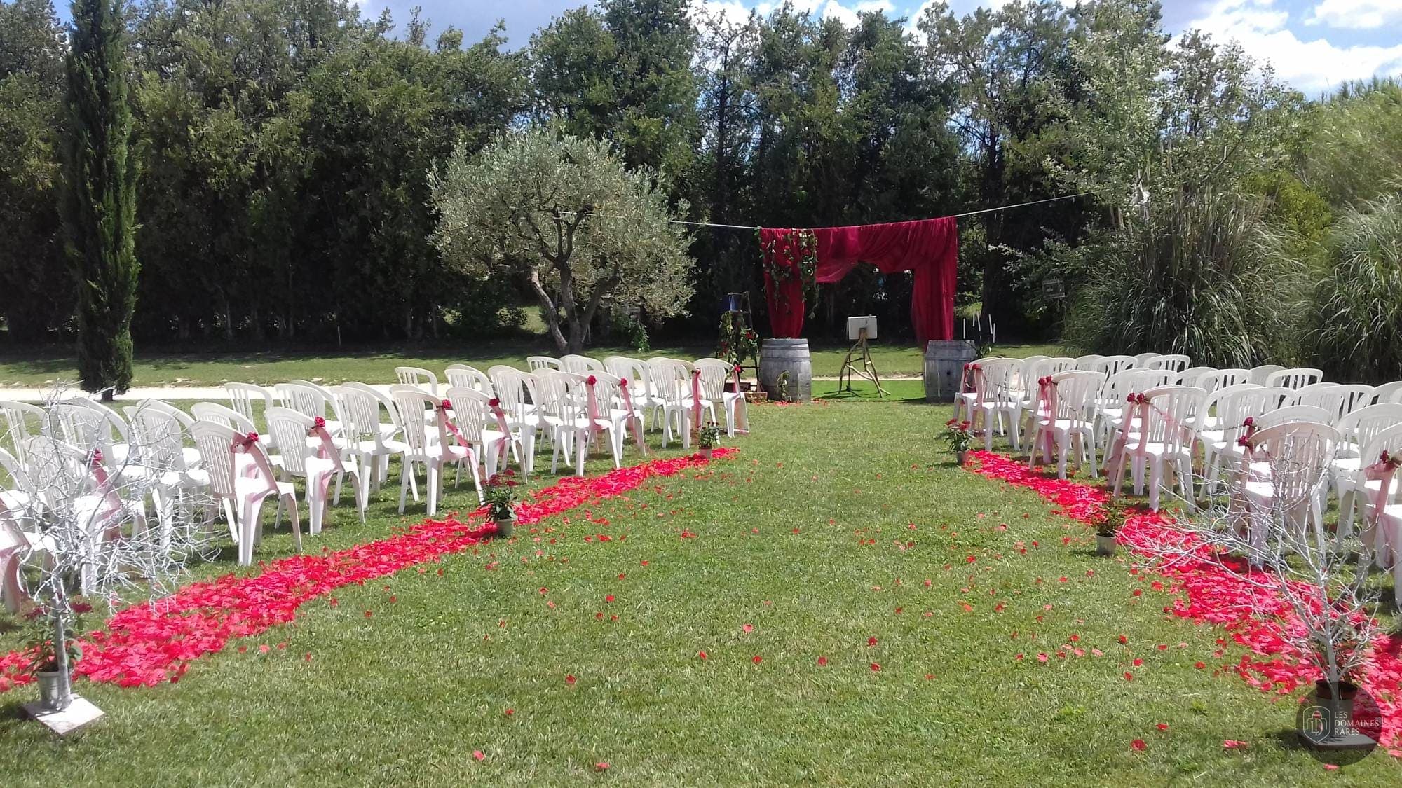Cérémonie de mariage en extérieur