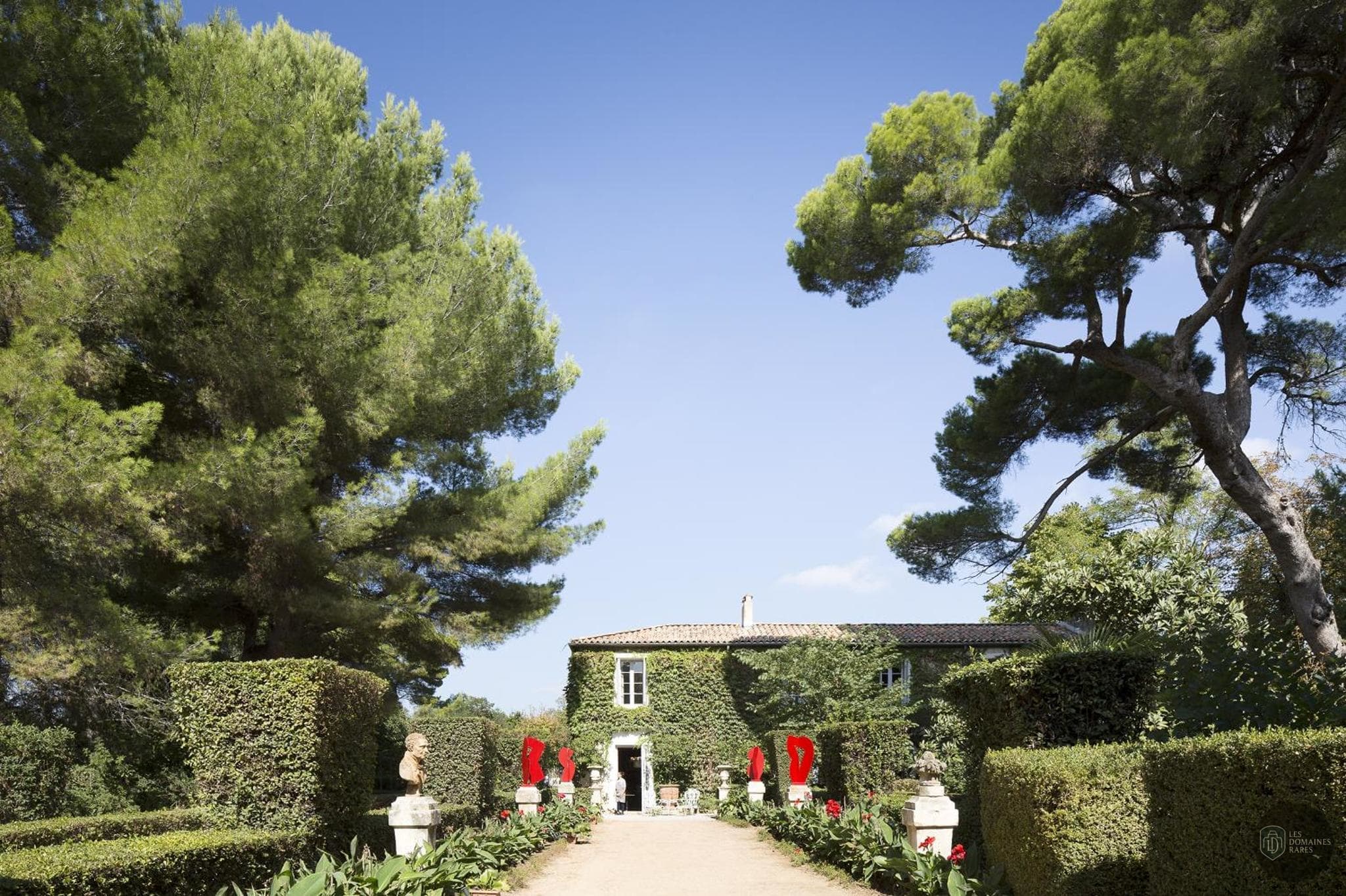 Vue extérieure de l'hôtel Mas de Lafeuillade à Montpellier en Occitanie