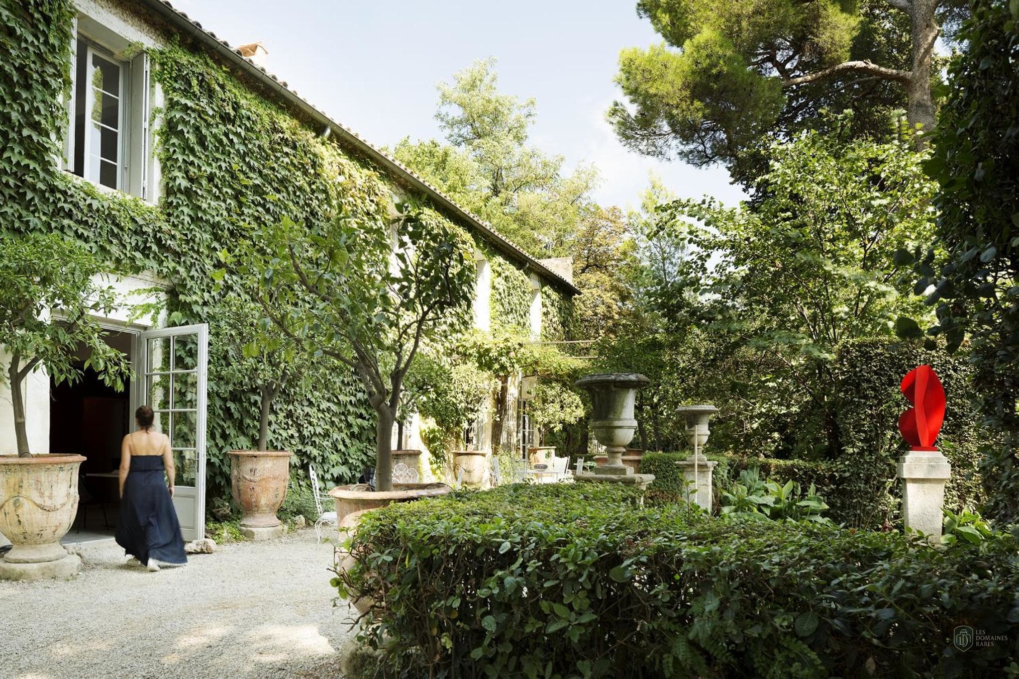 Vue extérieure de l'hôtel Mas de Lafeuillade à Montpellier en Occitanie