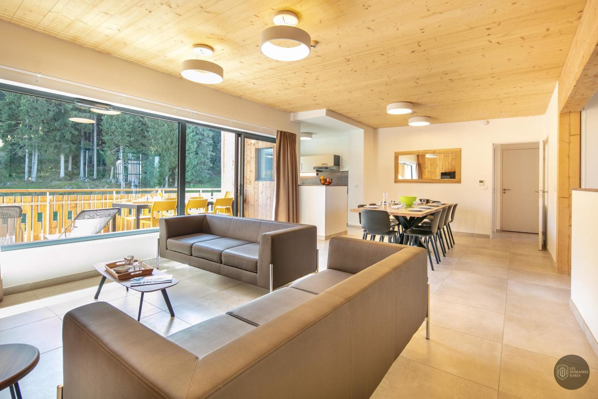 Espace intérieur du domaine Mas de Laux à Magalas en Occitanie