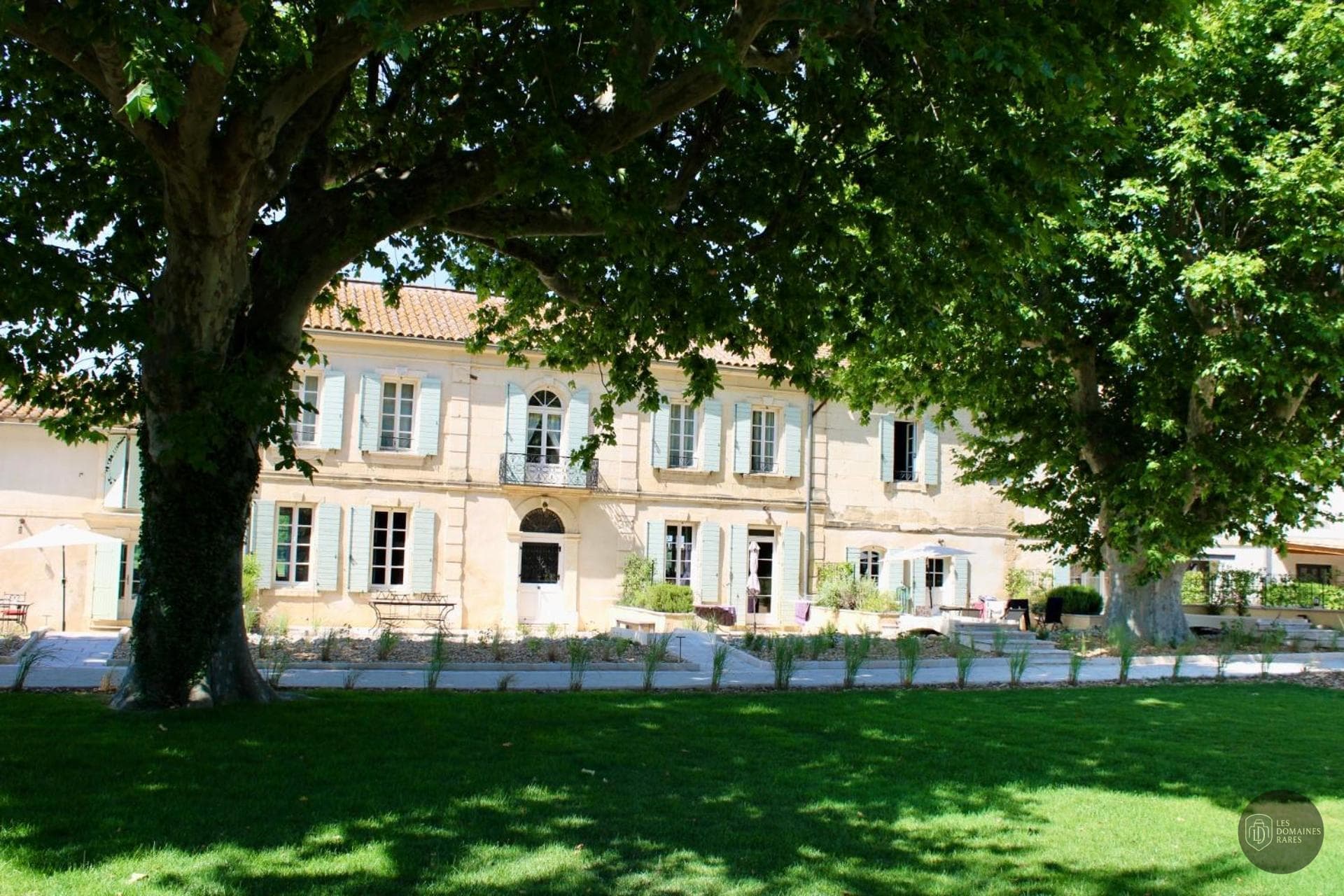 Vue de l'hôtel Mas de l'Hermitage en Provence-Alpes-Côte d'Azur