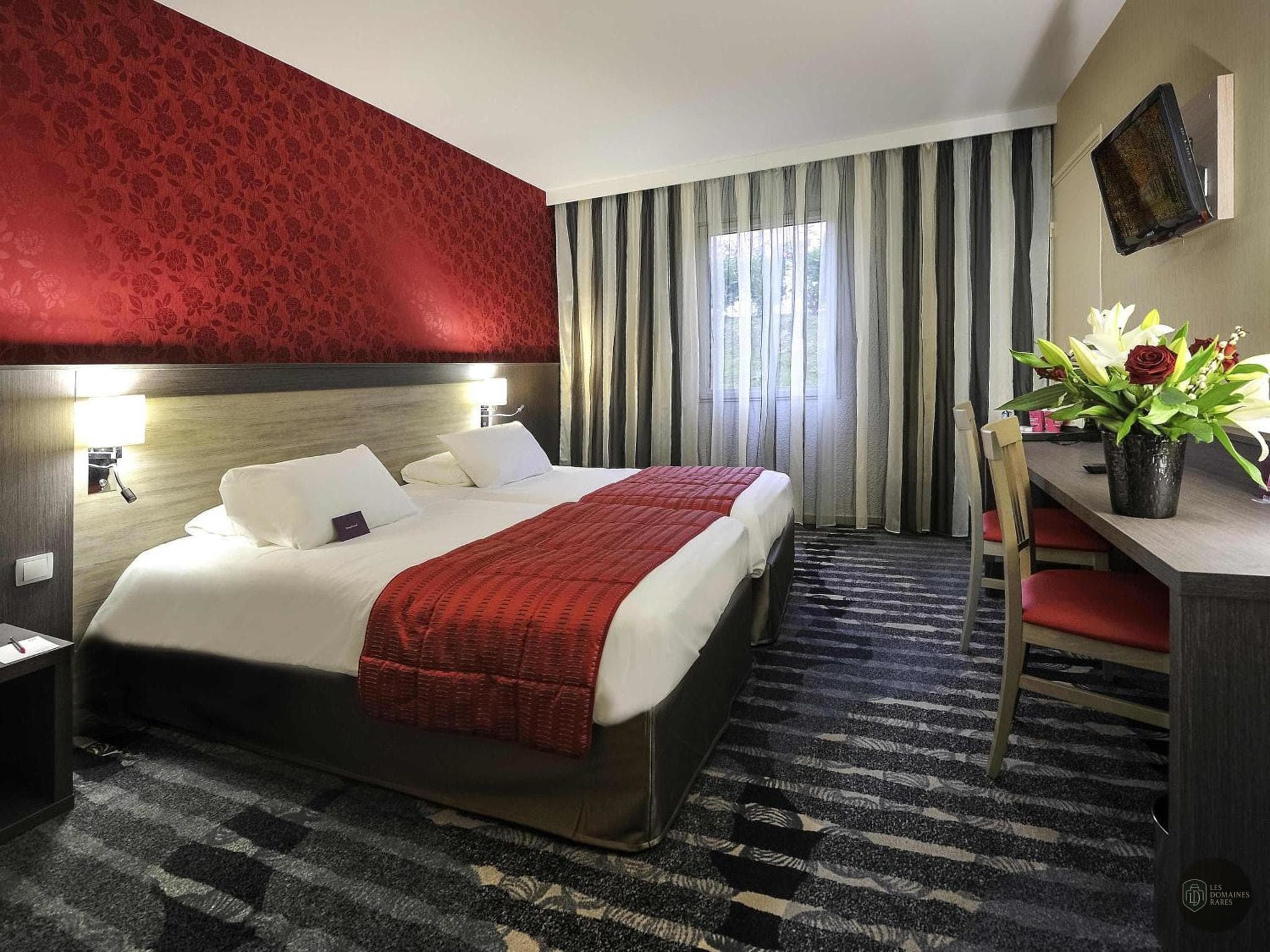 Chambre de l'hôtel Mercure Rouen Val de Reuil en Normandie