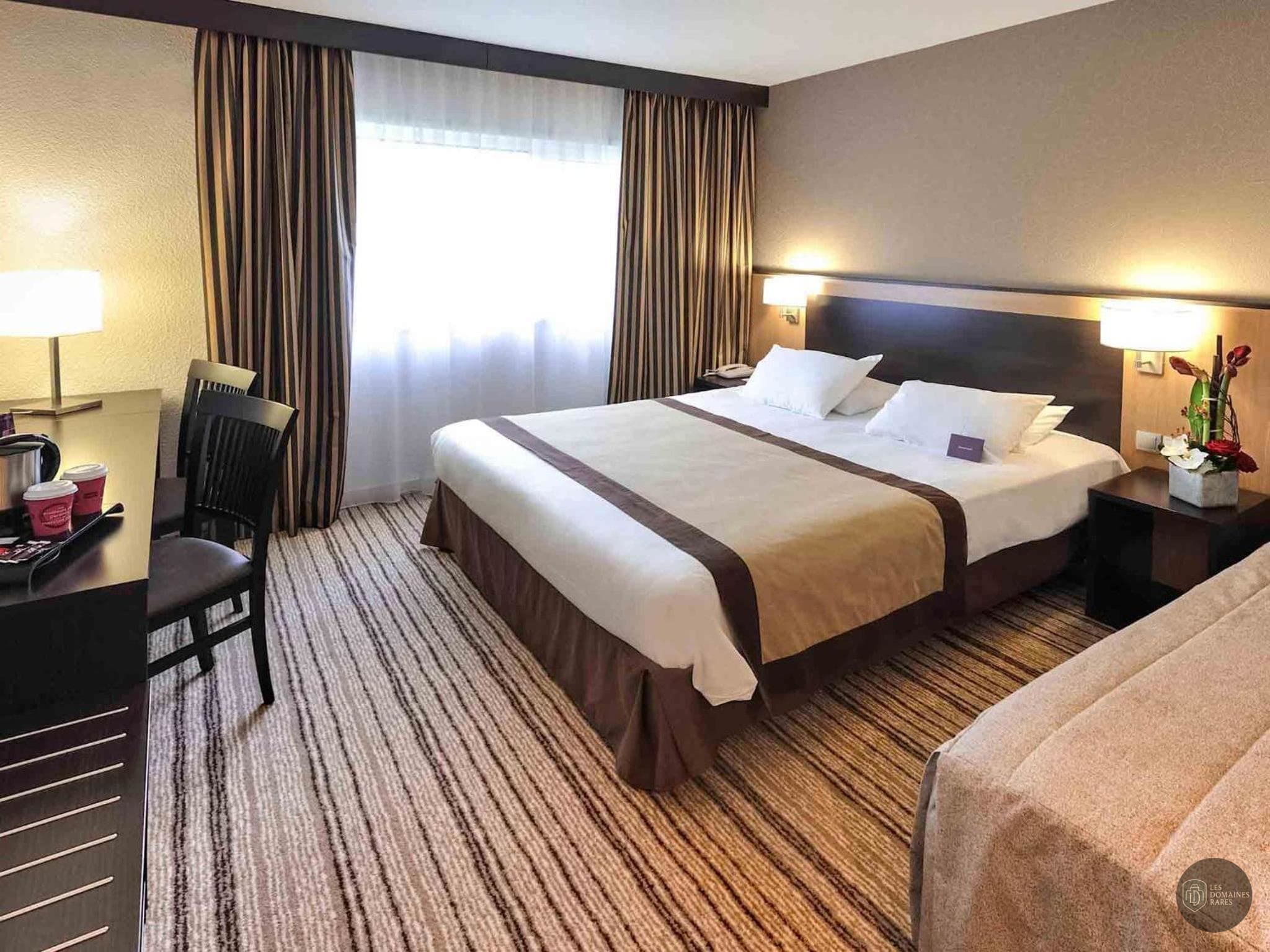 Chambre de l'hôtel Mercure Rouen Val de Reuil en Normandie