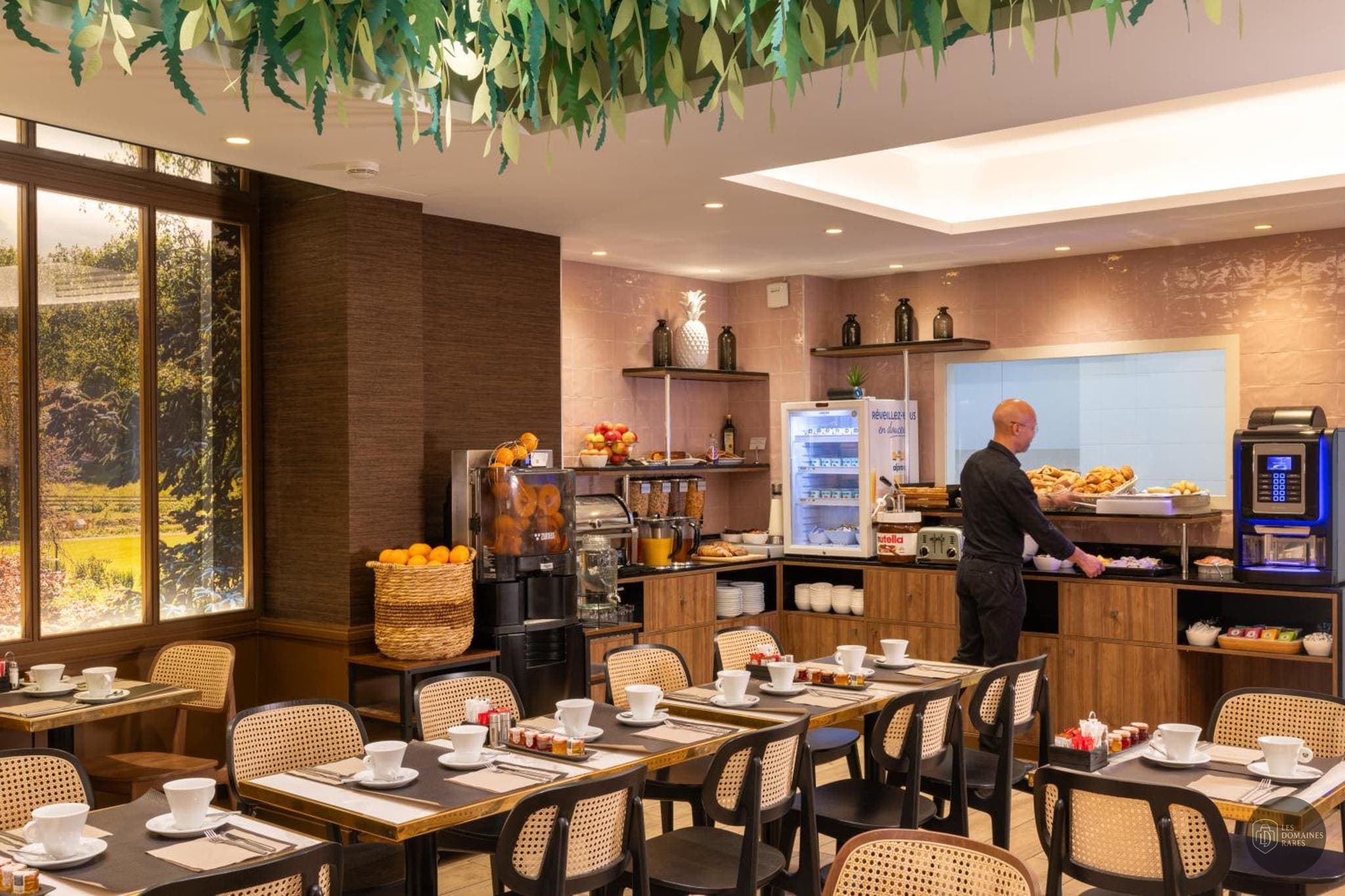 Restaurant de l'espace de coworking Mitwit Paris Bastille à Paris en Île-de-France
