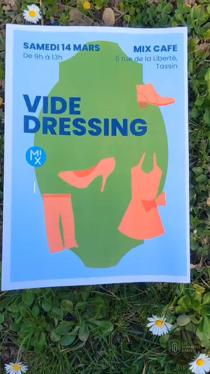 Affiche vide dressing, Mix Café Tassin
