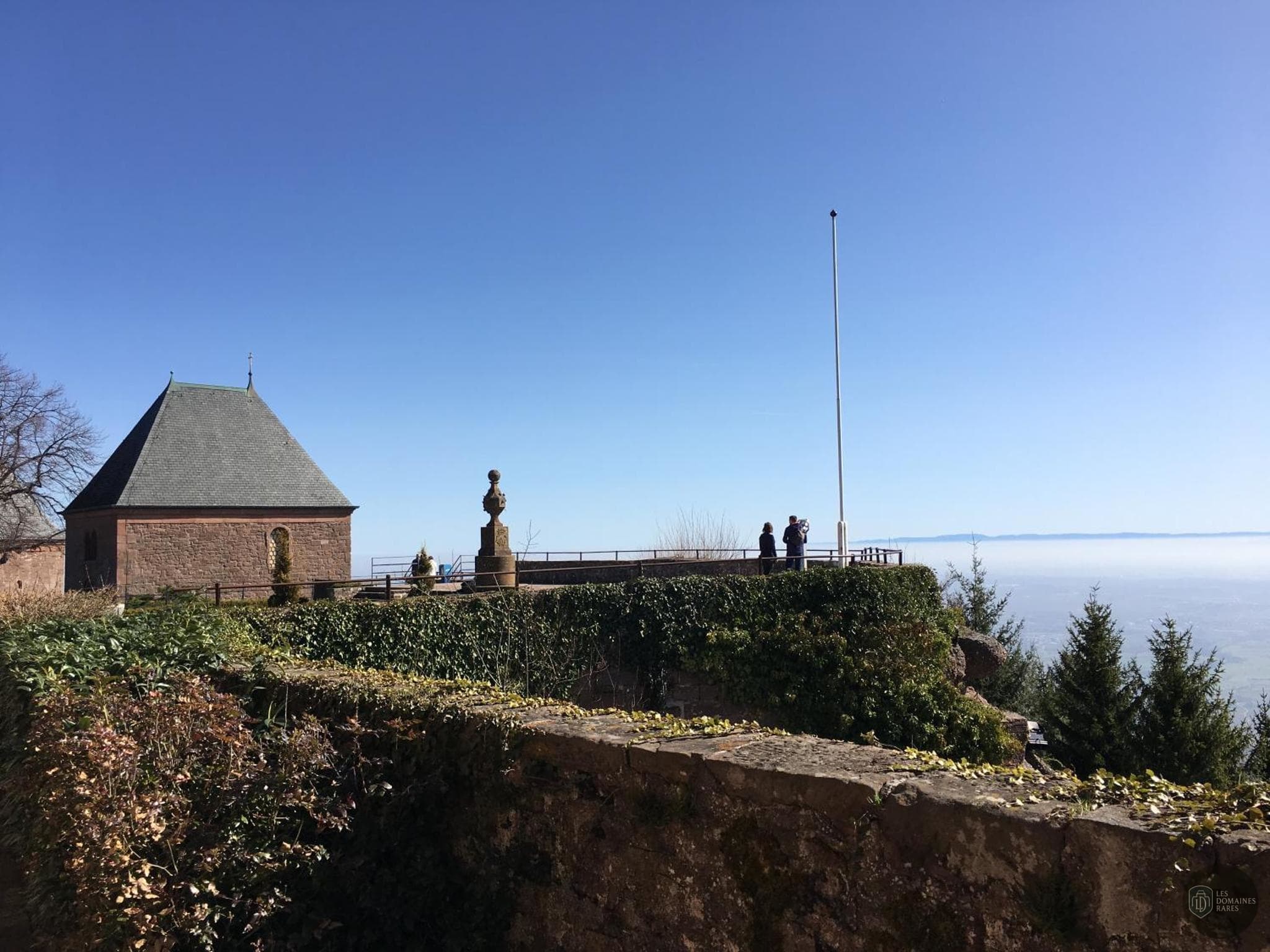 Vue extérieure du lieu Mont Sainte-Odile à Ottrott en Grand Est