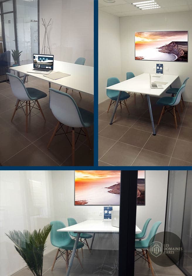 Salle de réunion 1 de l'espace de coworking Morphoburo à Eguilles en Provence-Alpes-Côte d'Azur