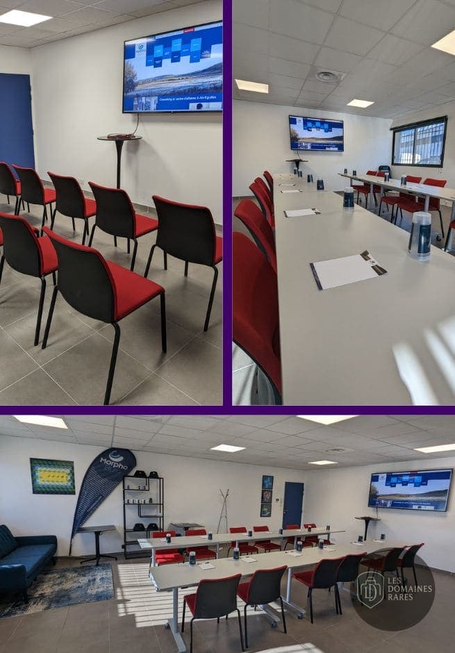 Salle de réunion 2 de l'espace de coworking Morphoburo à Eguilles en Provence-Alpes-Côte d'Azur