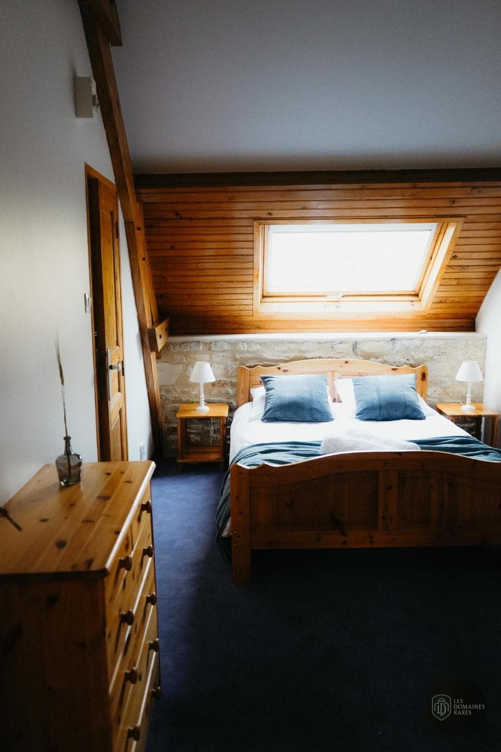 Chambre de l'hôtel Moulin Morin à Vaucelles en Normandie - séminaire vaucelles