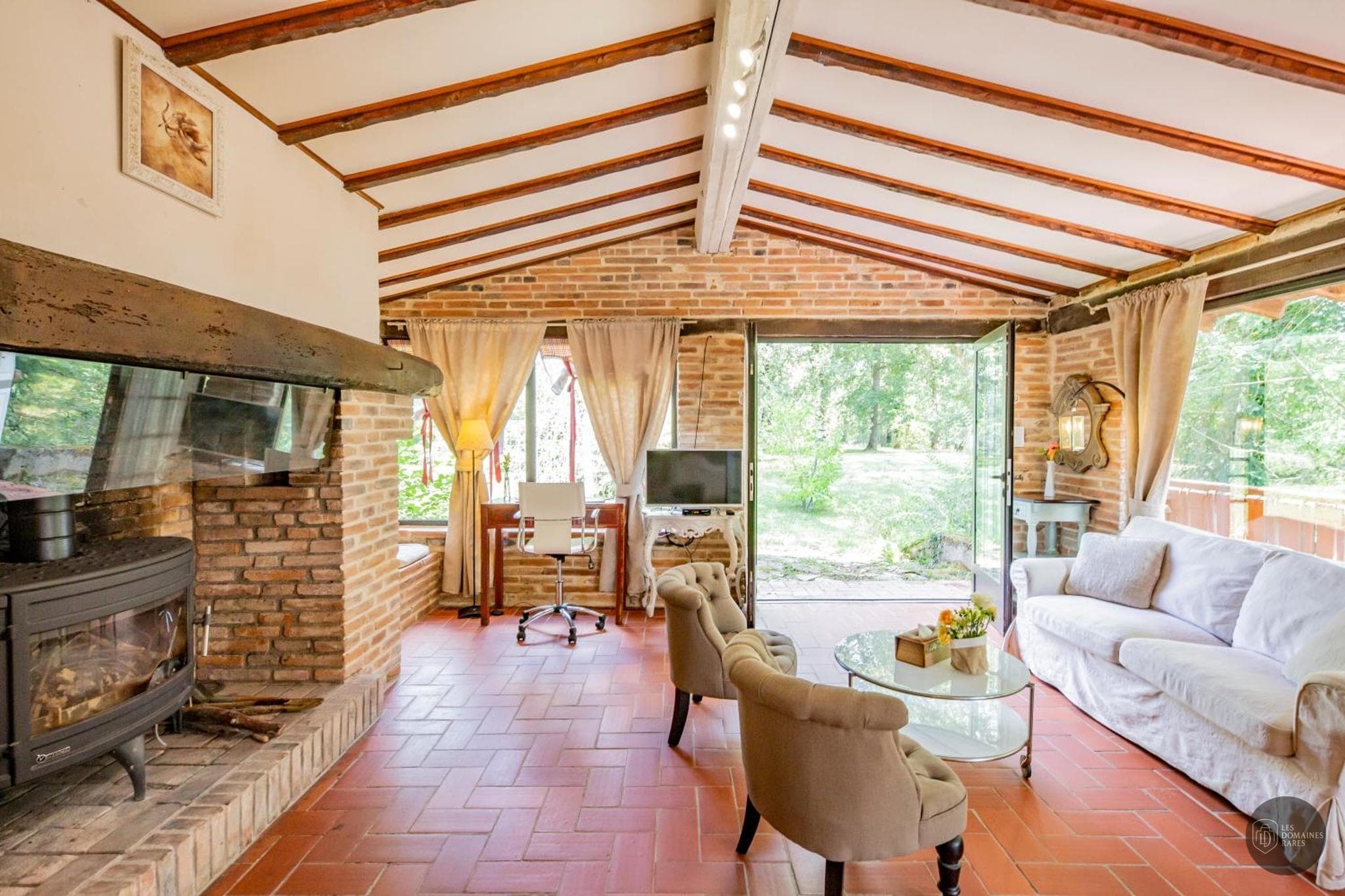 Espace intérieur du moulin Moulin de Rudelle à Muret en Occitanie