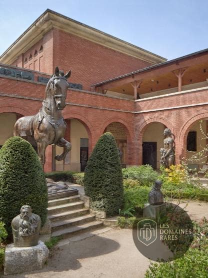 Vue extérieure du musée Musée Bourdelle à Paris en Île-de-France