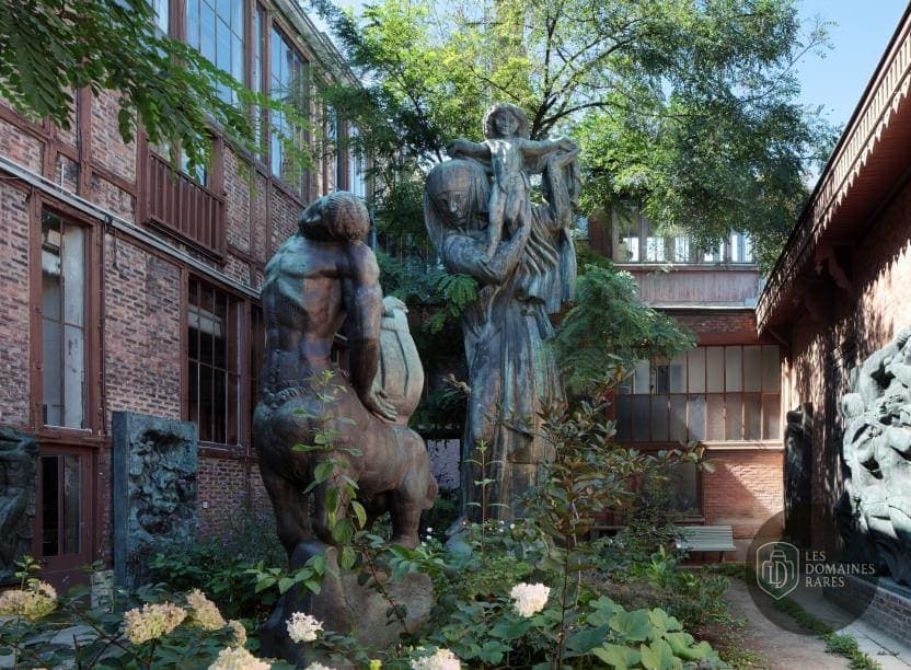 Vue extérieure du musée Musée Bourdelle à Paris en Île-de-France