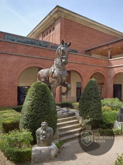Vue extérieure du musée Musée Bourdelle à Paris en Île-de-France