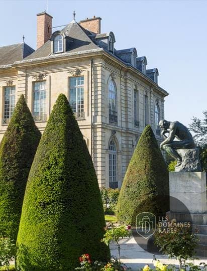 Vue extérieure du musée Musée Rodin à Paris en Île-de-France