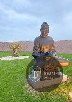 Statue de Bouddha dans le jardin