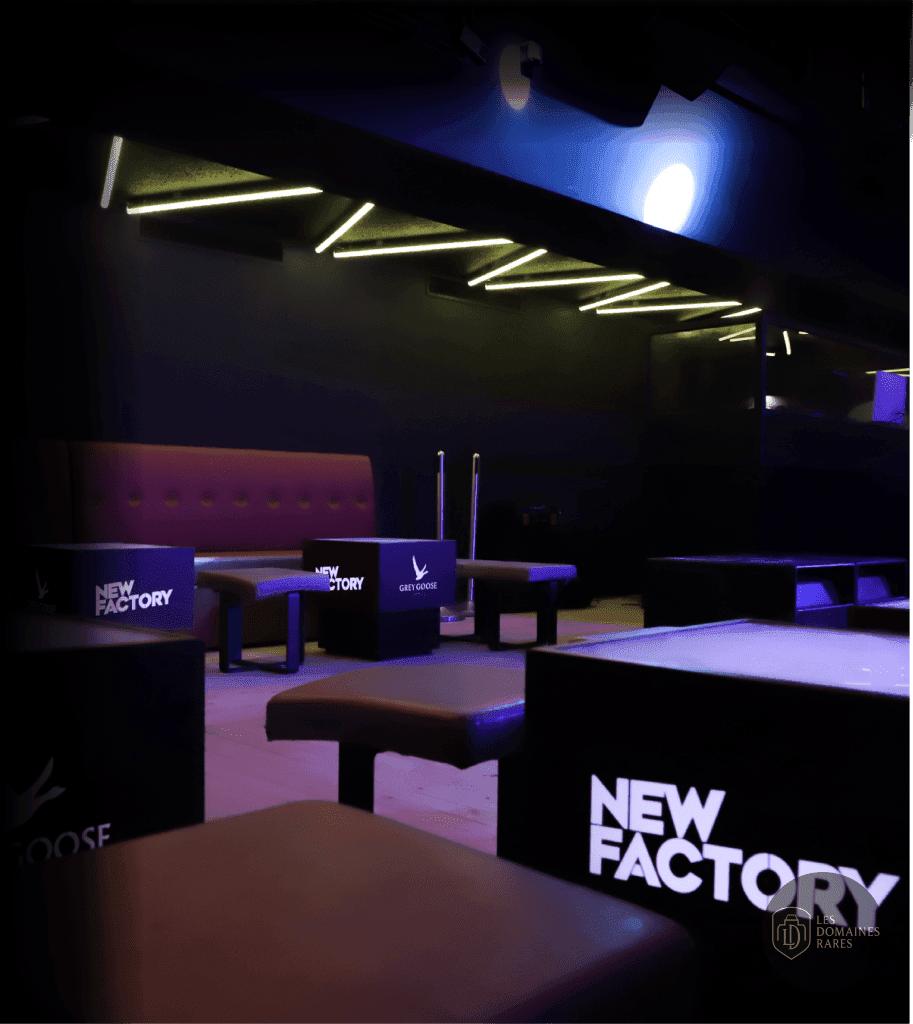 Espace intérieur du lieu New Factory à Nantes en Pays de la Loire