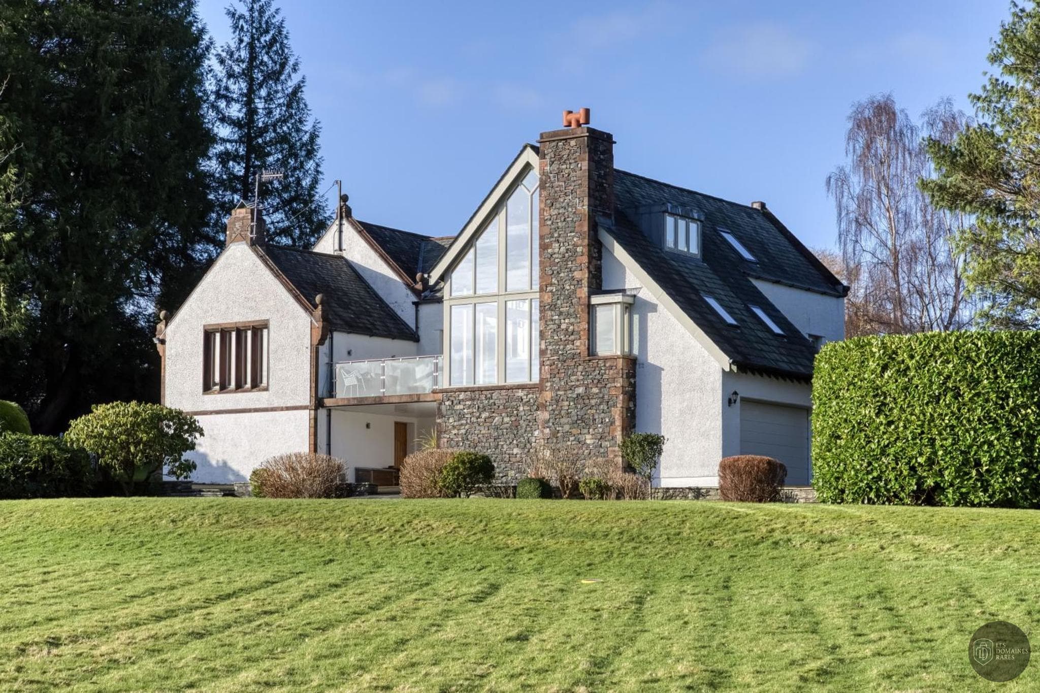 Vue extérieure du domaine New Lodge en Pays de la Loire