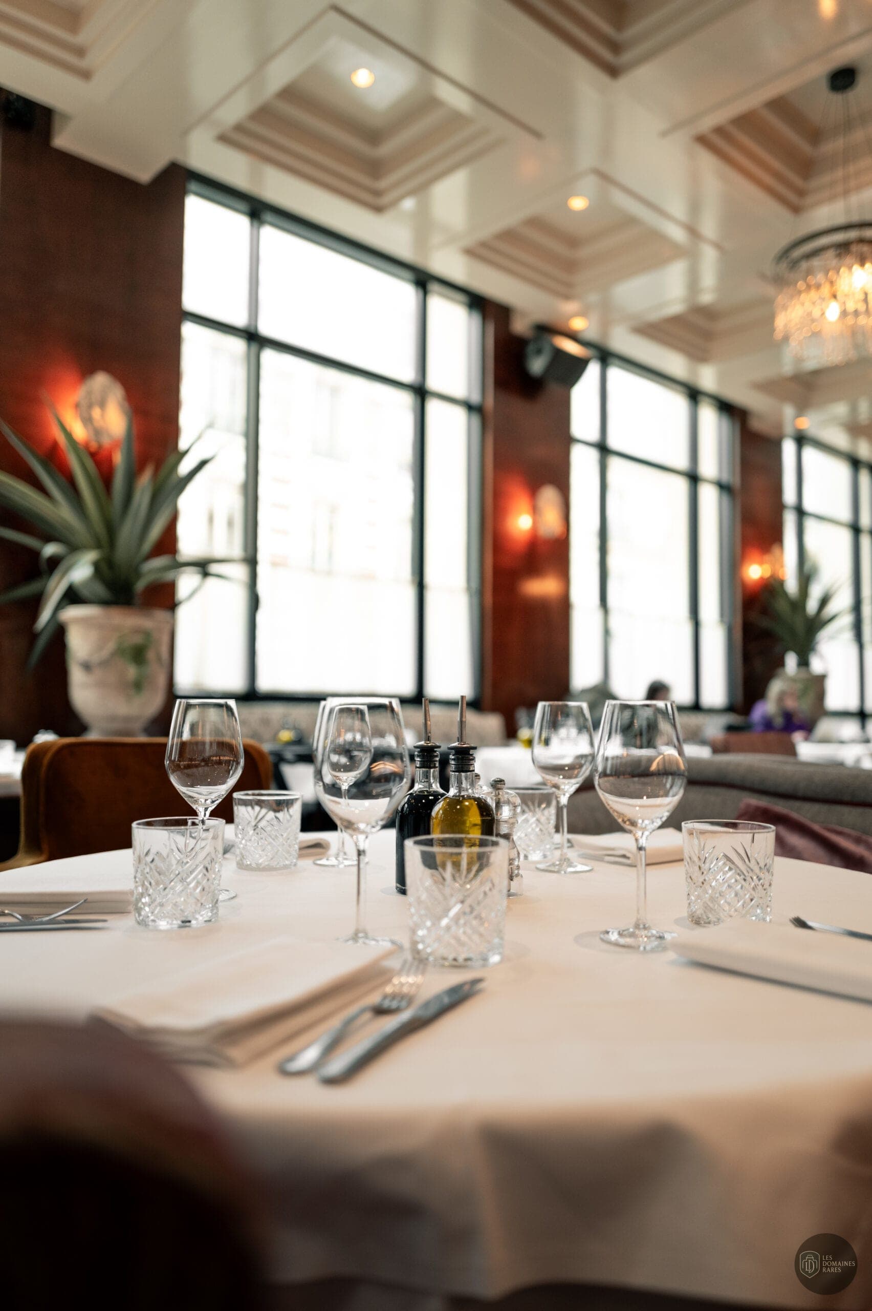 Table dressée, restaurant Noto