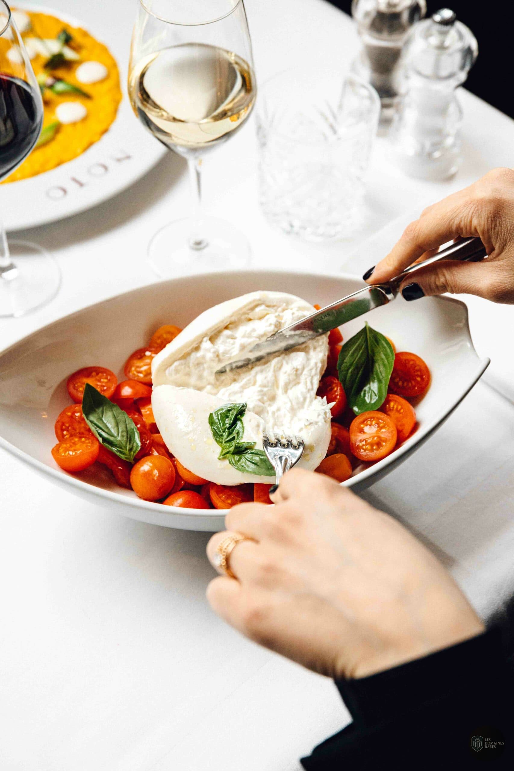 Burrata et tomates cerises, Noto Paris
