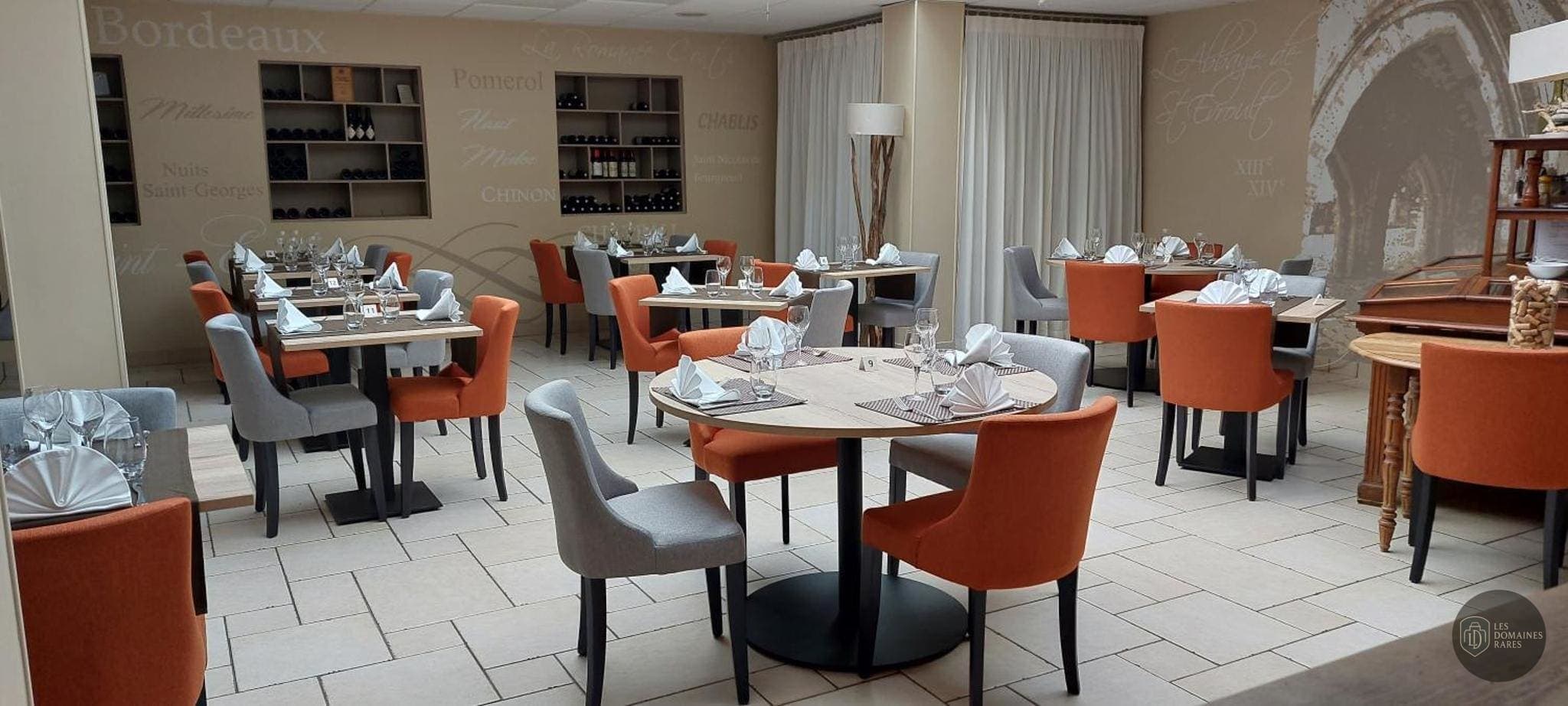 Restaurant de l'hôtel Notre Dame de l'Abbaye à Carcassonne en Occitanie