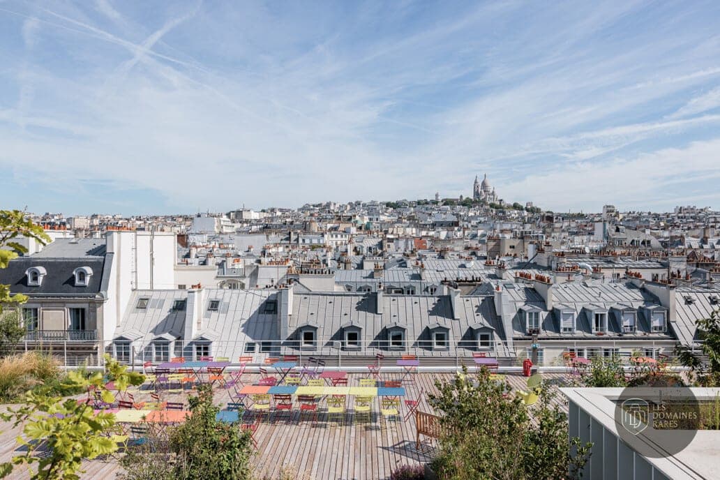 Vue panoramique de Nantes depuis terrasse