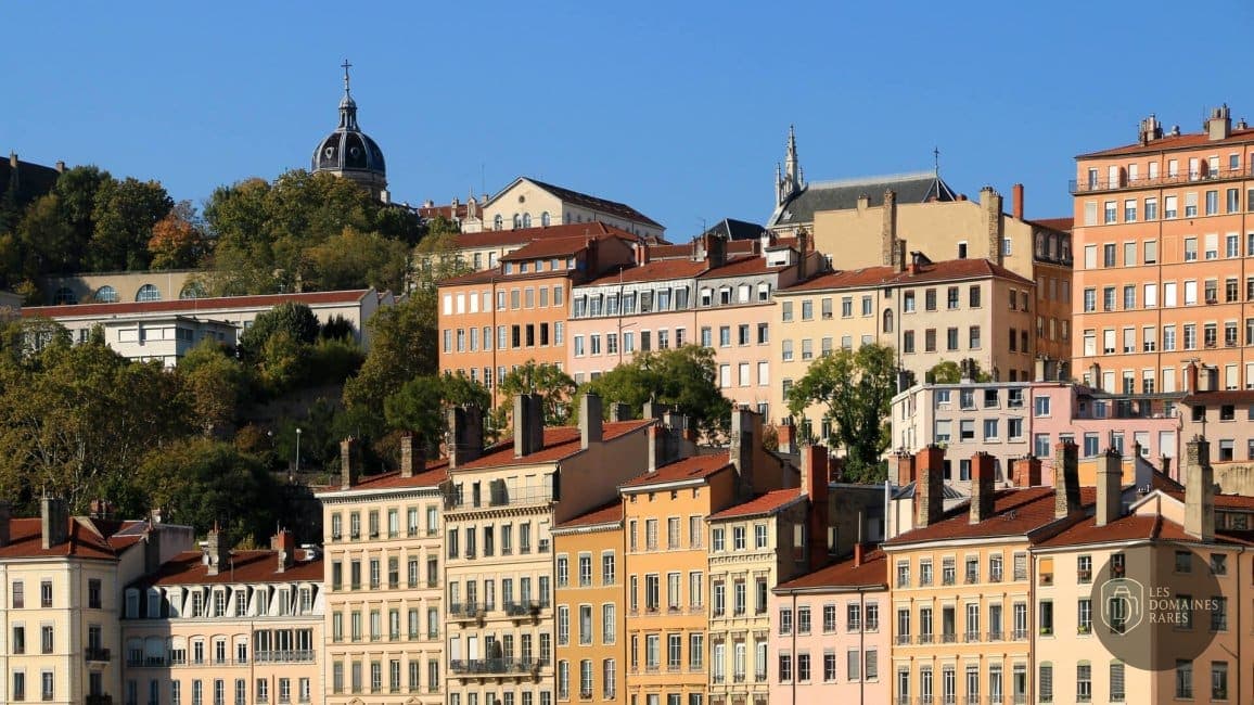 Immeubles colorés quartier Croix-Rousse
