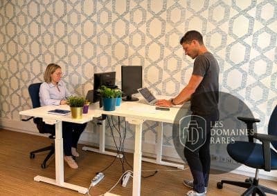 Espace intérieur de l'auberge Oobee Cowork à Meylan en Auvergne-Rhône-Alpes