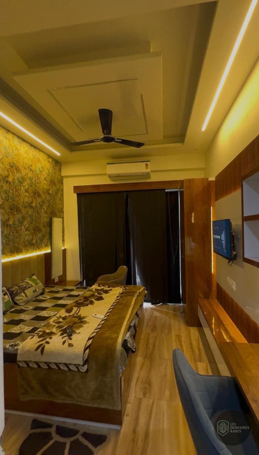 Chambre de l'hôtel Open Work en Auvergne-Rhône-Alpes - séminaire fillinges, france