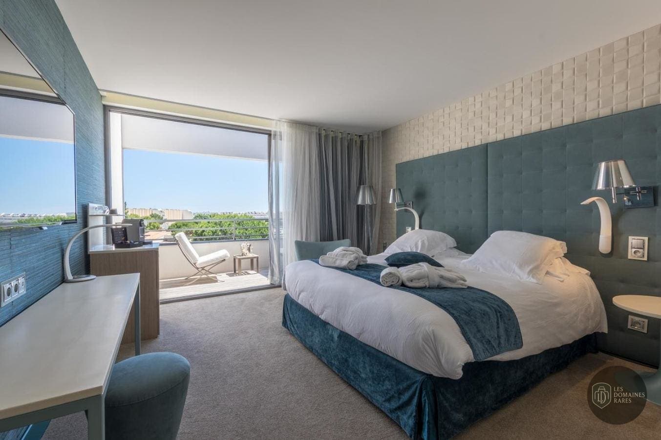 Chambre de l'hôtel Oz’Inn Hôtel et Spa à Cap en Occitanie