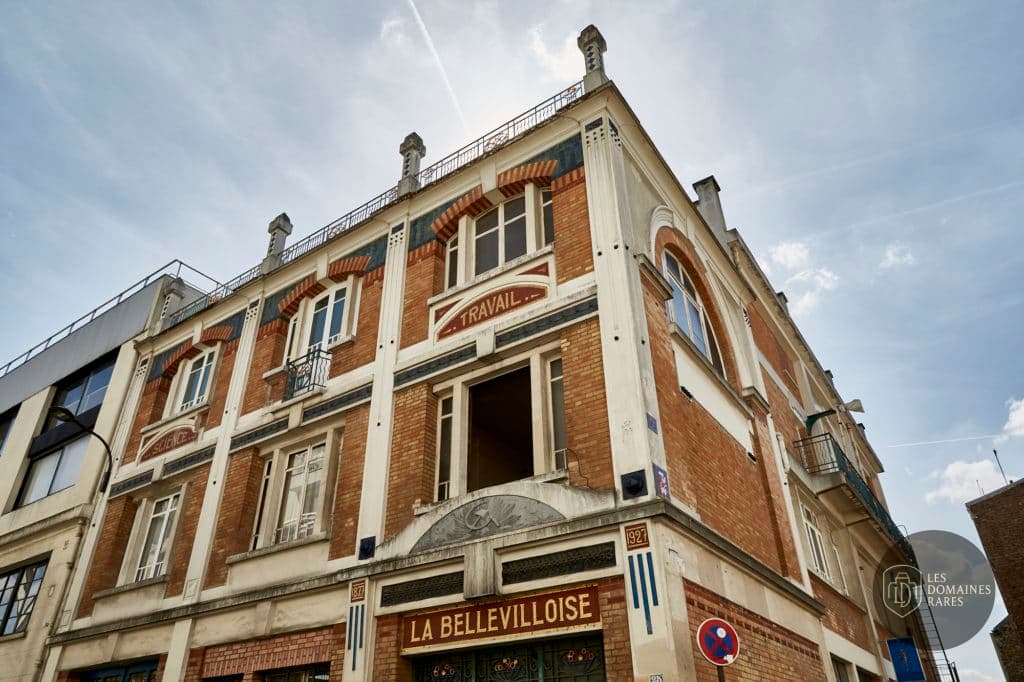 Façade du bâtiment La Bellevilloise