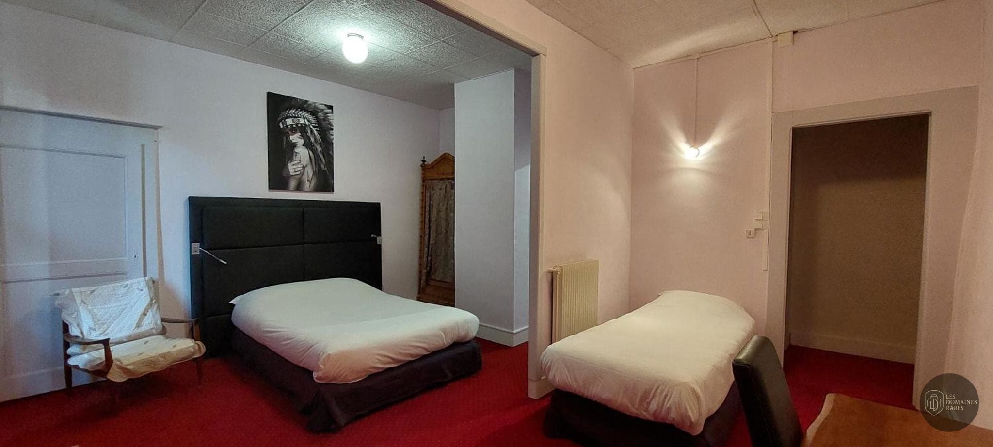 Chambre de l'hôtel Palais du Lac à Vichy en Auvergne-Rhône-Alpes