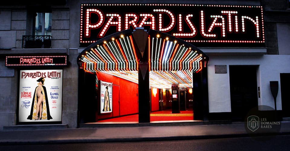Vue extérieure du moulin Paradis Latin à Paris en Île-de-France