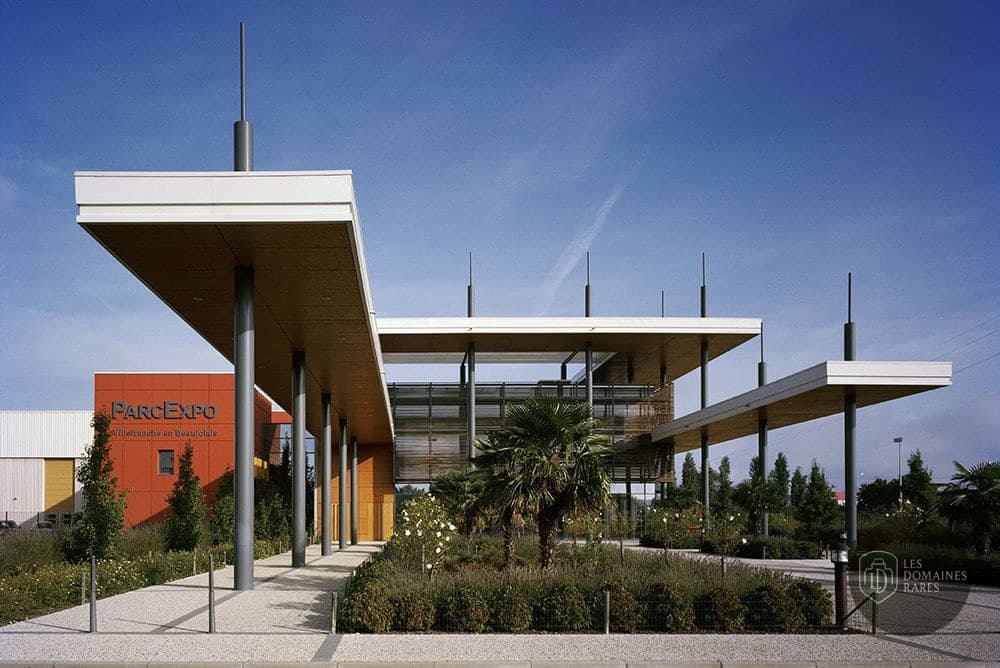 Vue extérieure du lieu Parcexpo en Auvergne-Rhône-Alpes