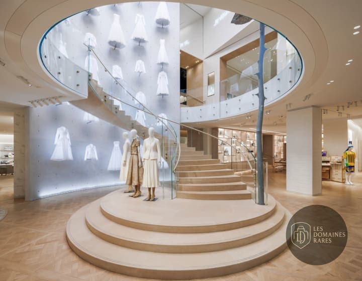 Escalier intérieur luxueux : Maison Dior