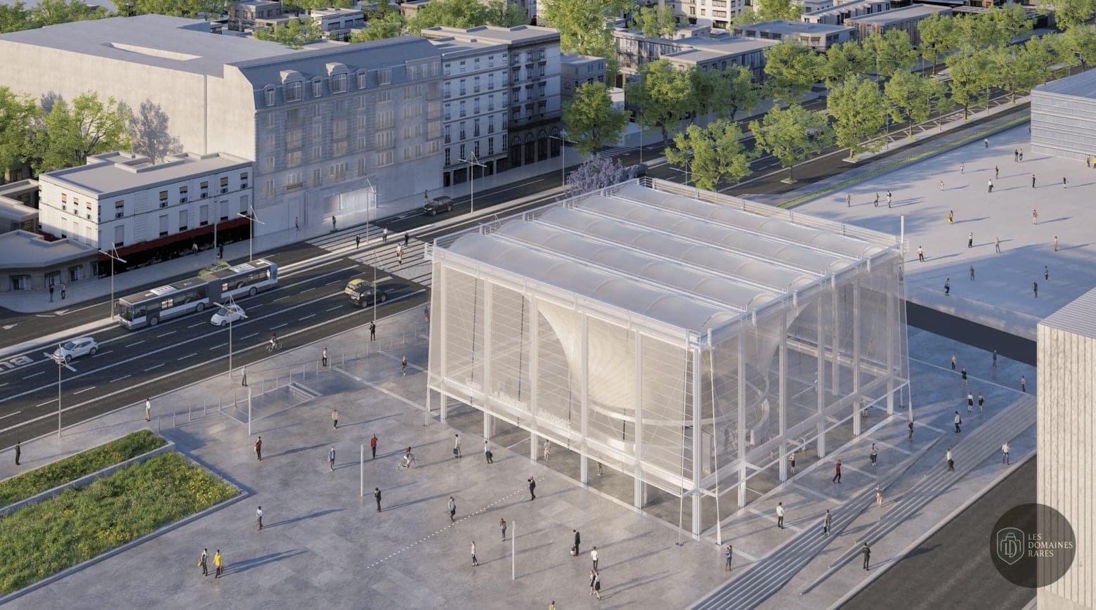 Vue extérieure du lieu Paris le Bourget à Le en Île-de-France