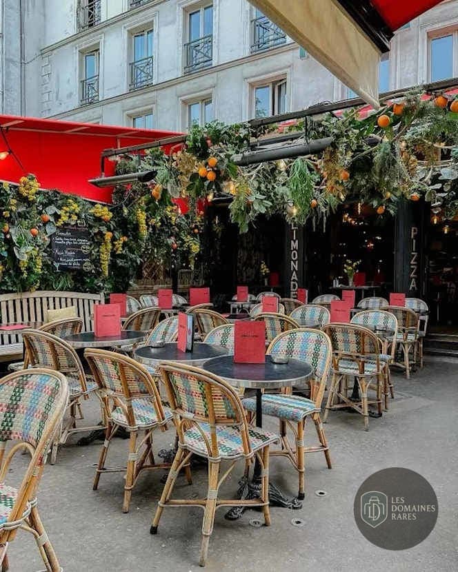 Terrasse du restaurant Pinocchio à Paris