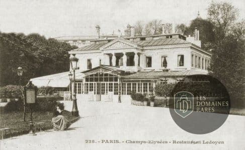 Vue extérieure de l'hôtel Pavillon Ledoyen à Paris en Île-de-France