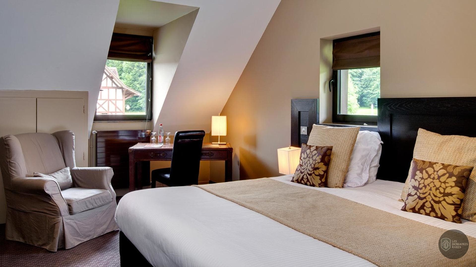 Chambre du lieu Pavillon de Gouffern en Normandie