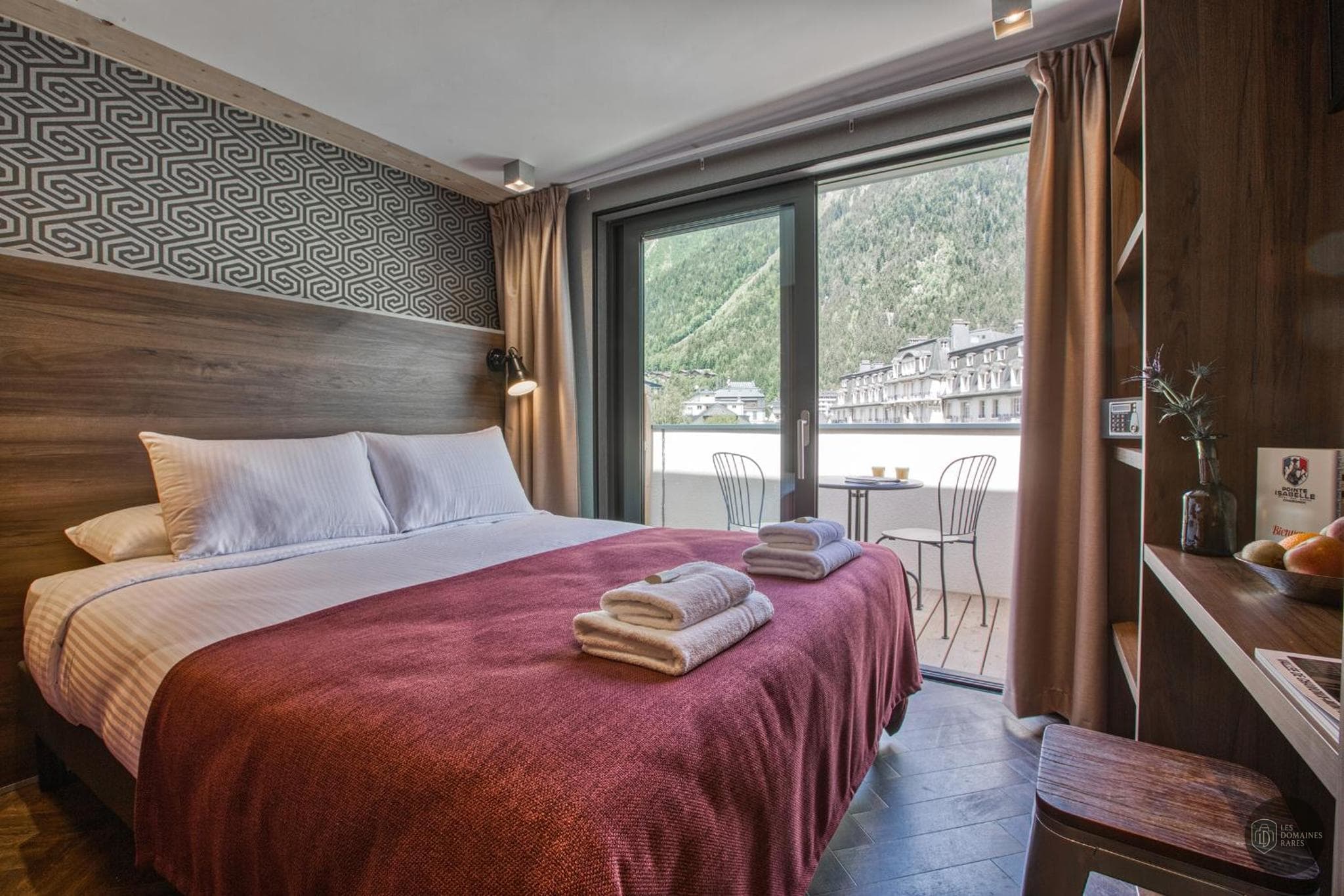 Chambre de l'hôtel Pointe Isabelle Hôtel en Auvergne-Rhône-Alpes - séminaire haute-savoie