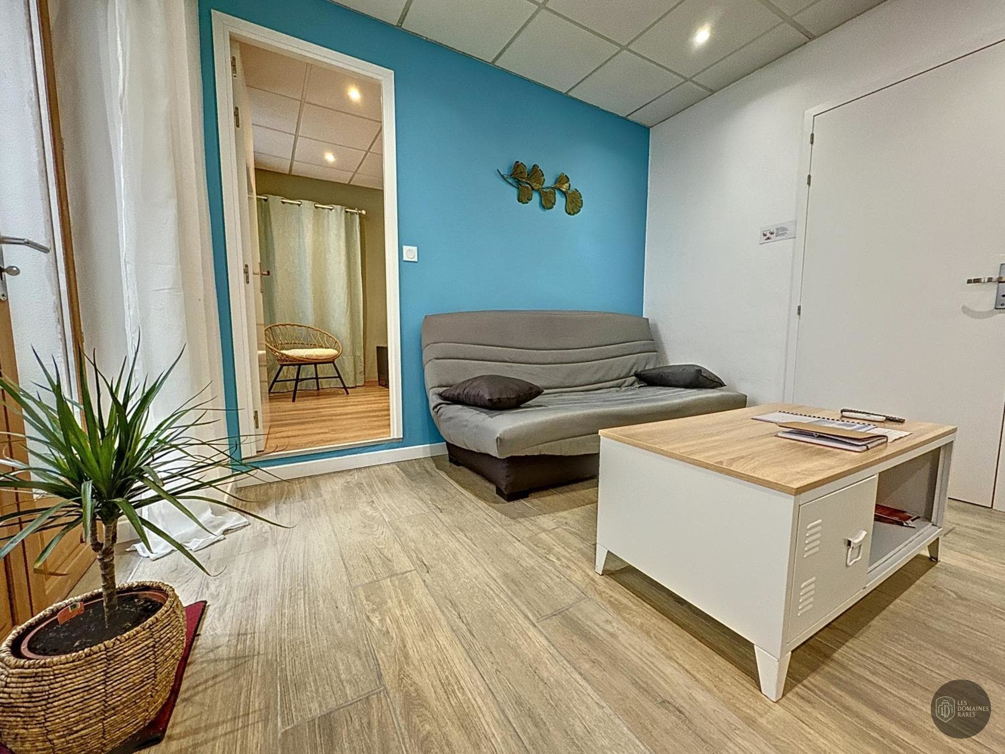 Espace intérieur de l'hôtel Quai 36 en Occitanie