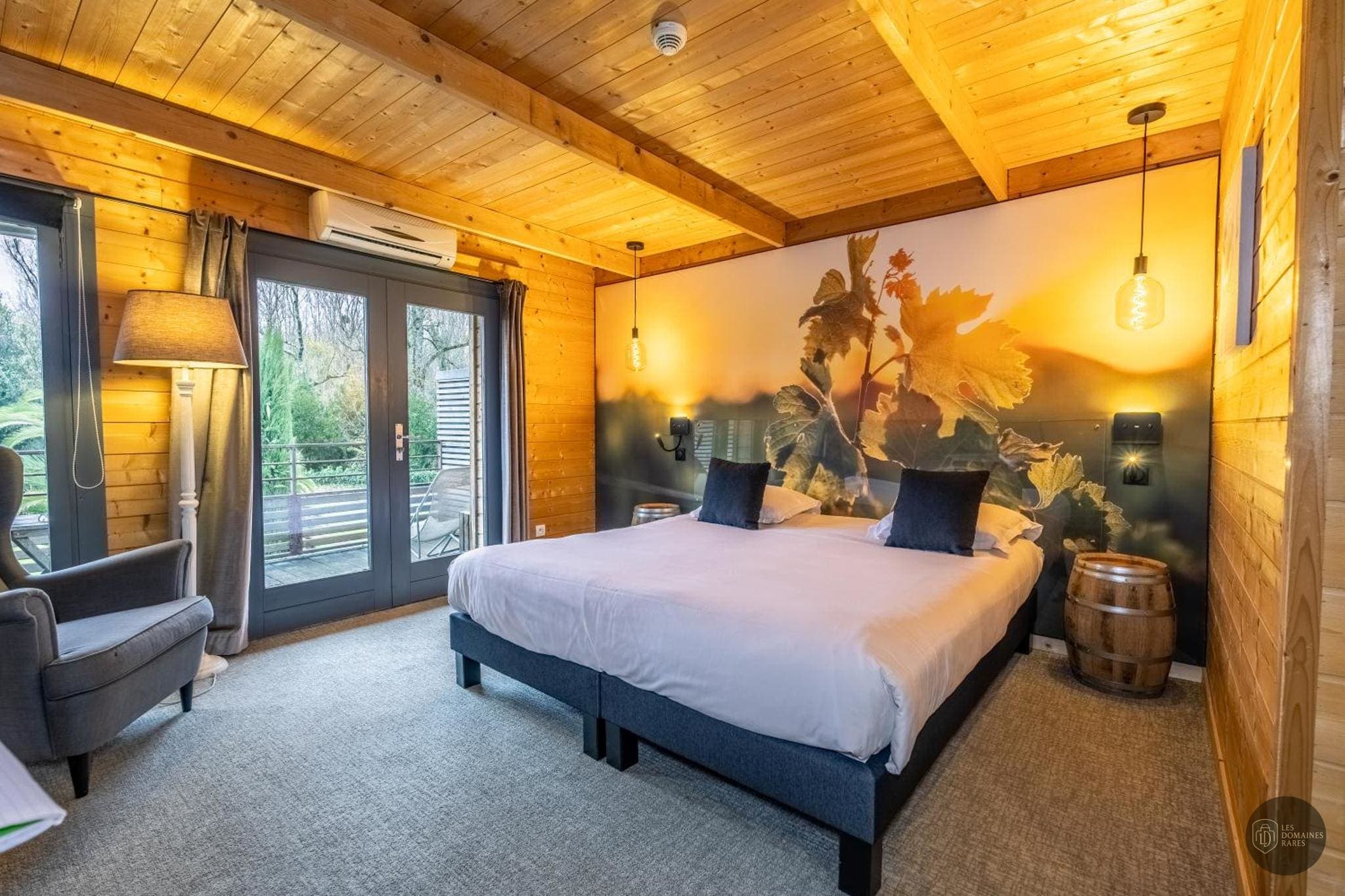 Chambre de l'hôtel Quai des Pontis à Cognac en Nouvelle-Aquitaine