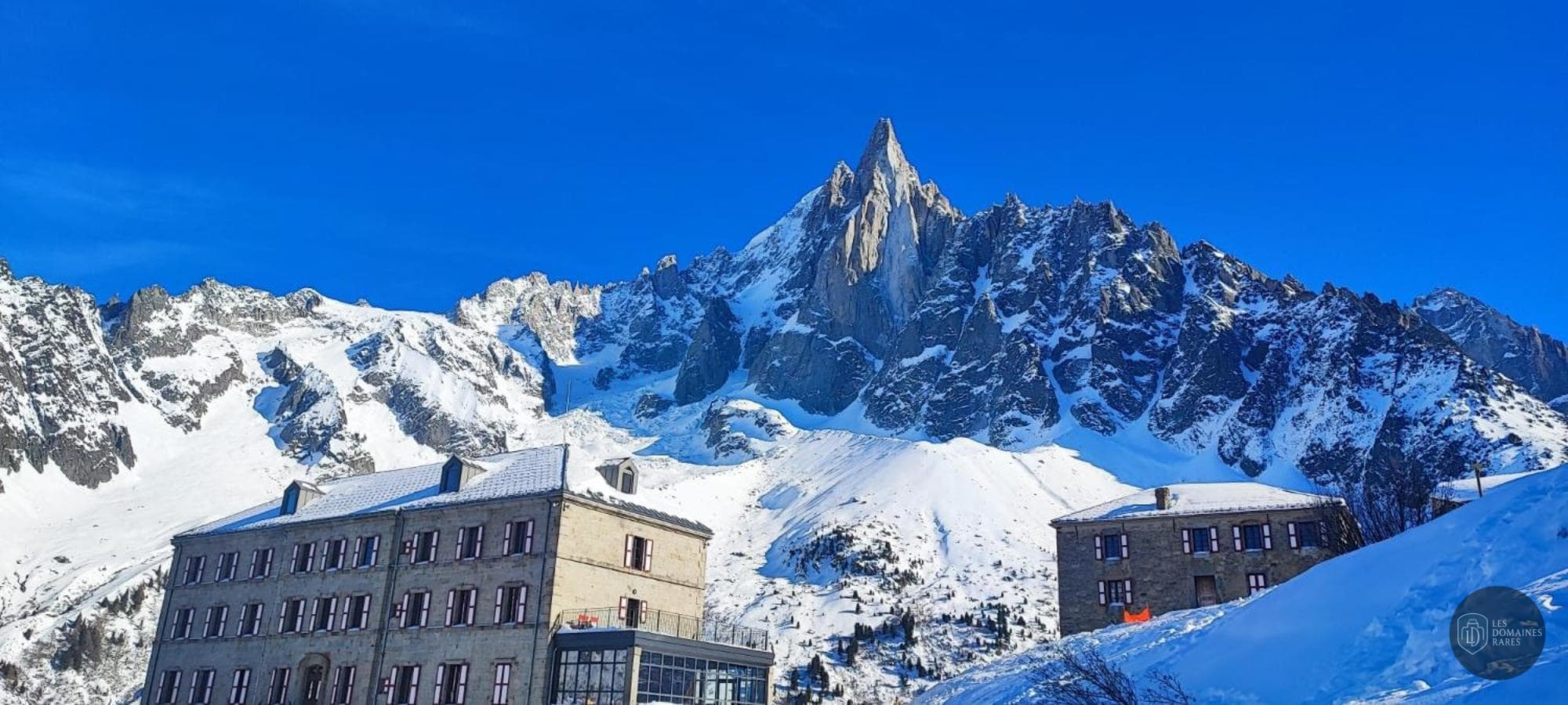 Vue extérieure du refuge Refuge du Montenvers à Chamonix en Auvergne-Rhône-Alpes