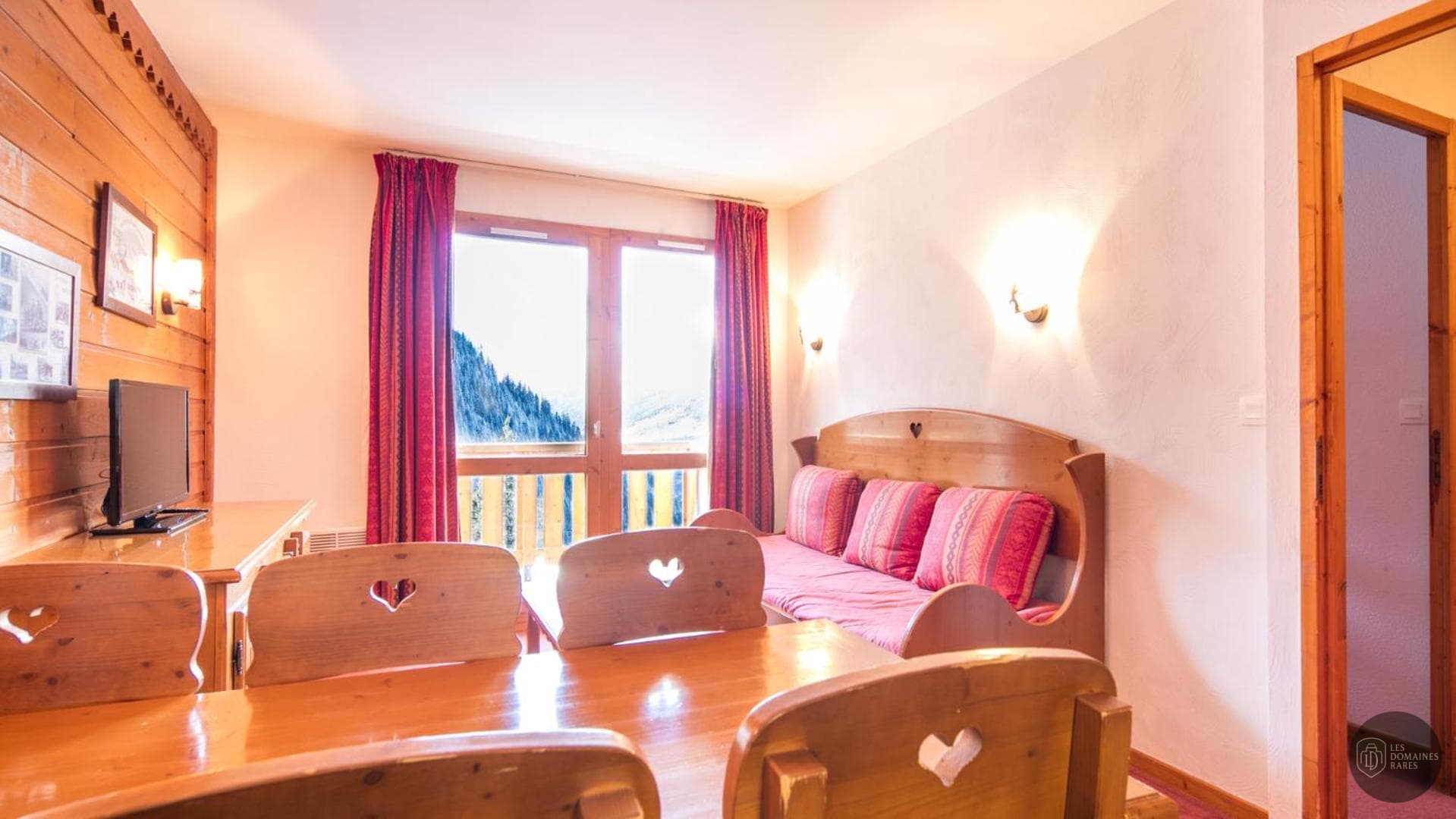 Vue extérieure du moulin Residence La Turra à Valfrejus en Auvergne-Rhône-Alpes