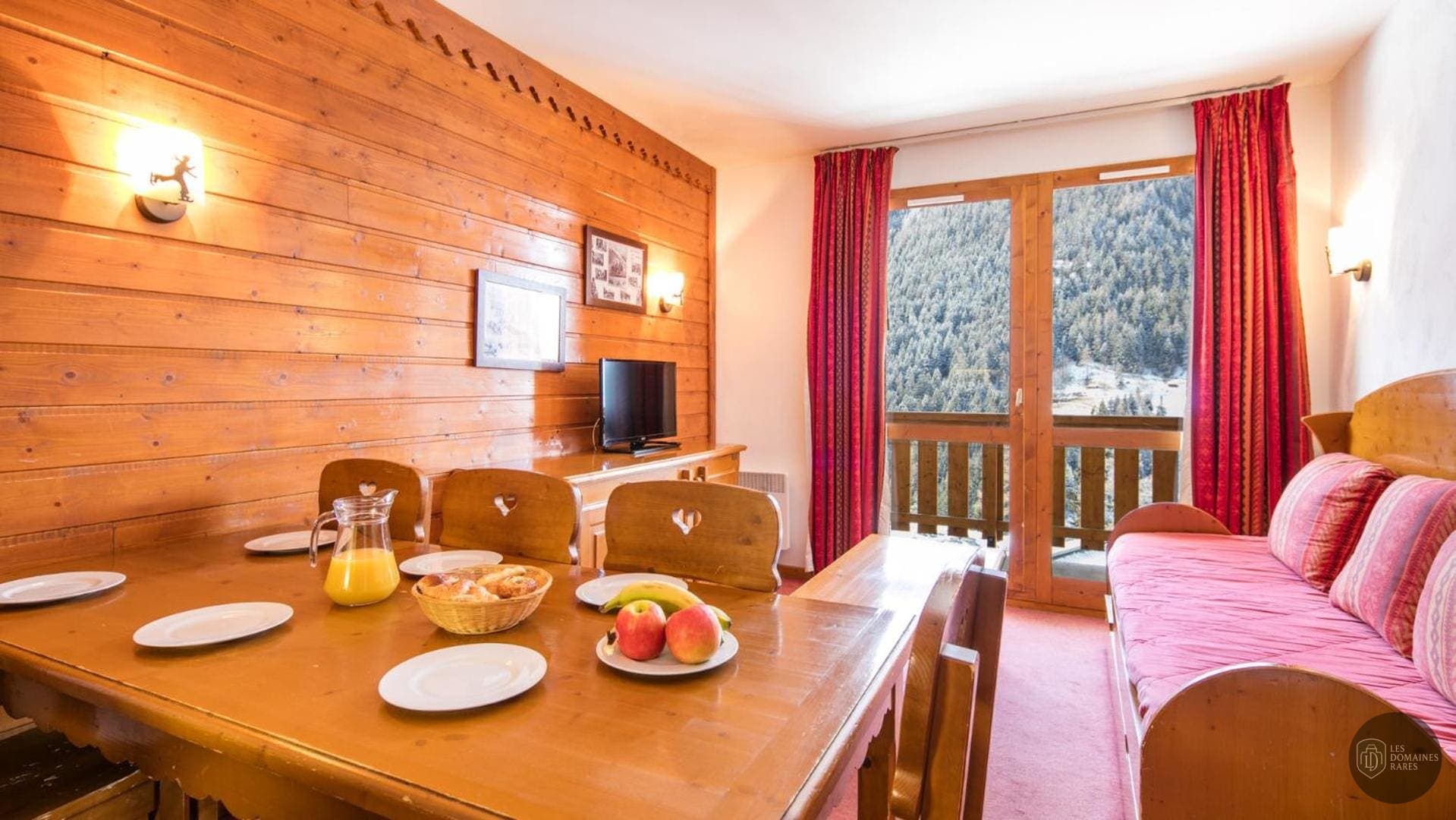 Vue extérieure du moulin Residence La Turra à Valfrejus en Auvergne-Rhône-Alpes
