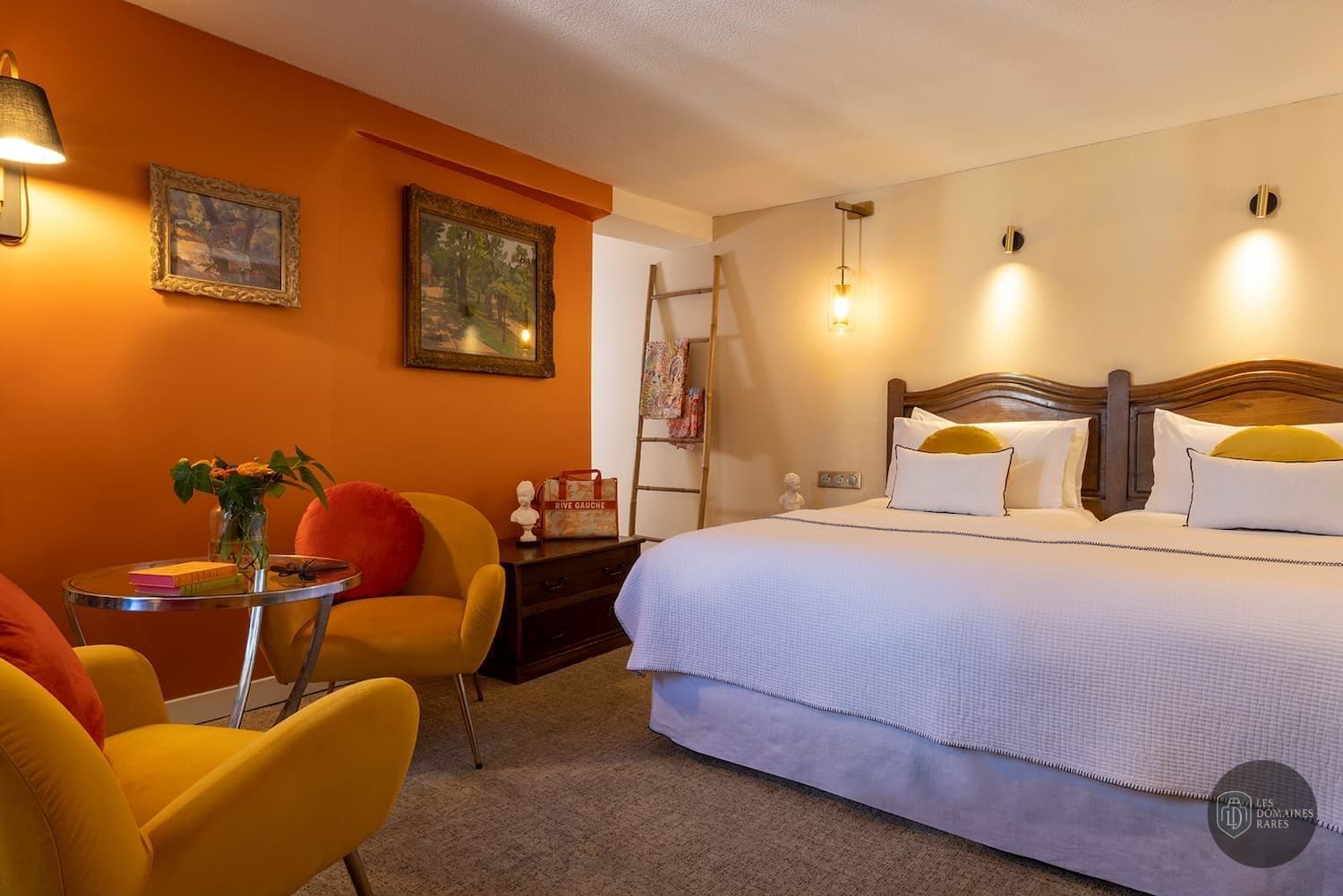 Chambre de l'hôtel Restaurant des Marronniers à Amiens en Hauts-de-France - séminaire amiens france coordonnées gps latitude : 49.895243