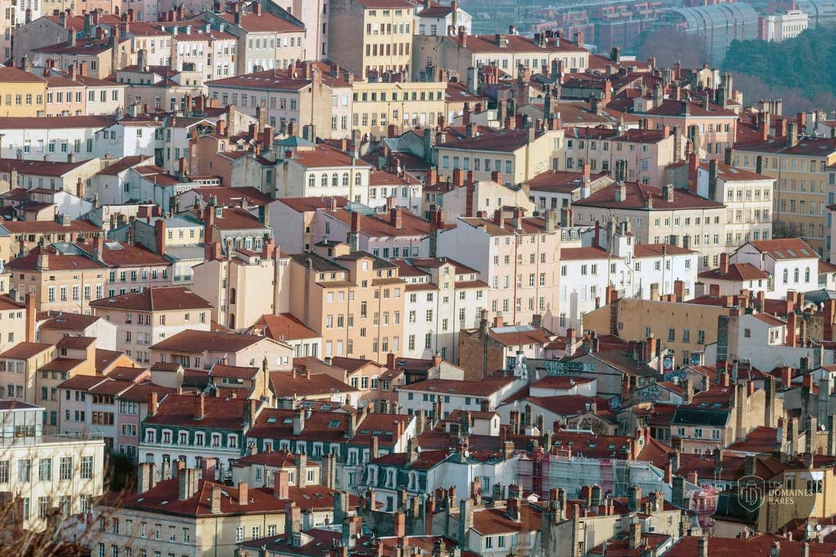 Vue sur les toits de Lyon