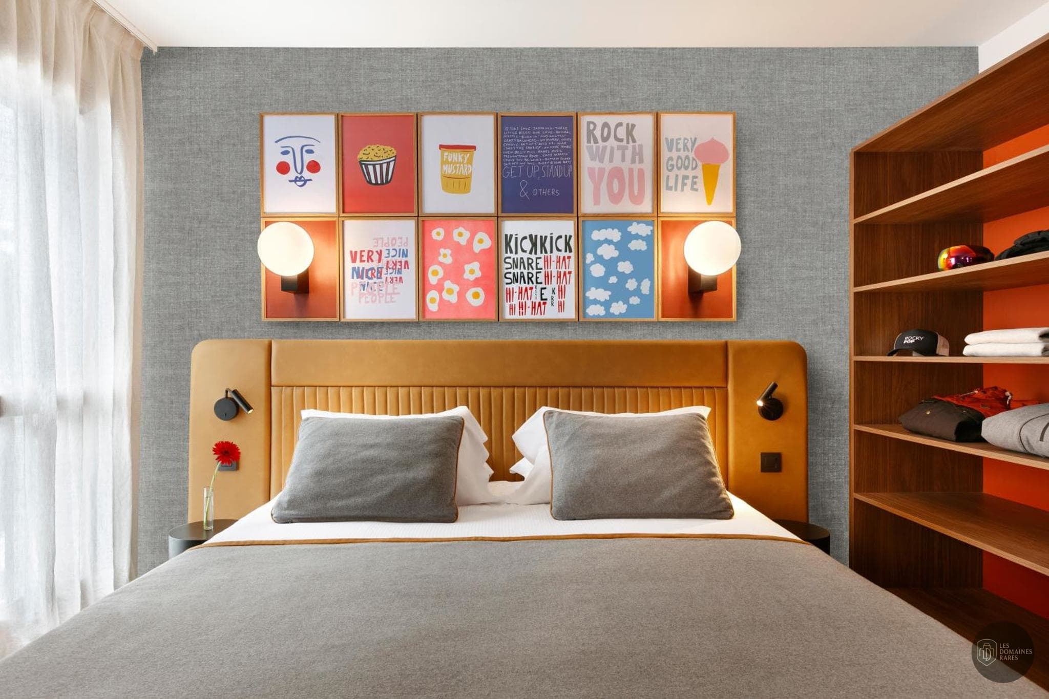 Chambre de l'hôtel RockyPop Flaine Hotel  Spa en Auvergne-Rhône-Alpes